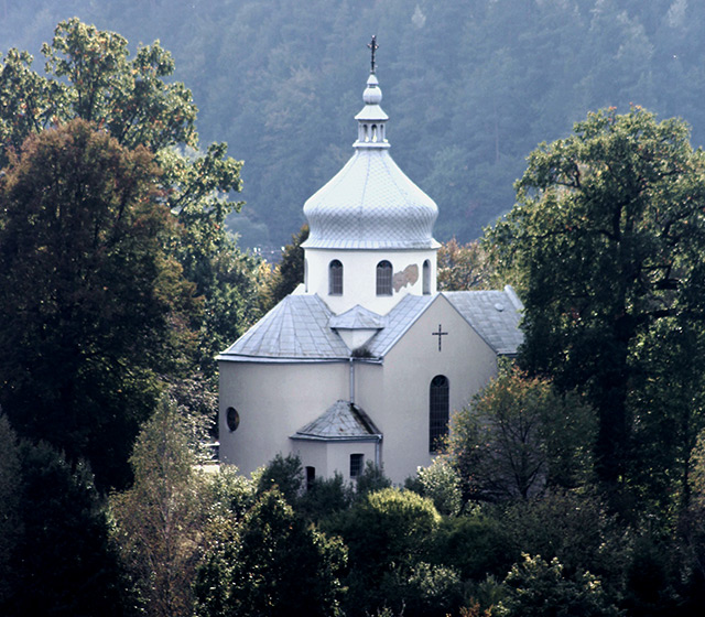 foto: Cerkiew św. Archanioła Michała w Wielopolu (obecnie Zagórz)